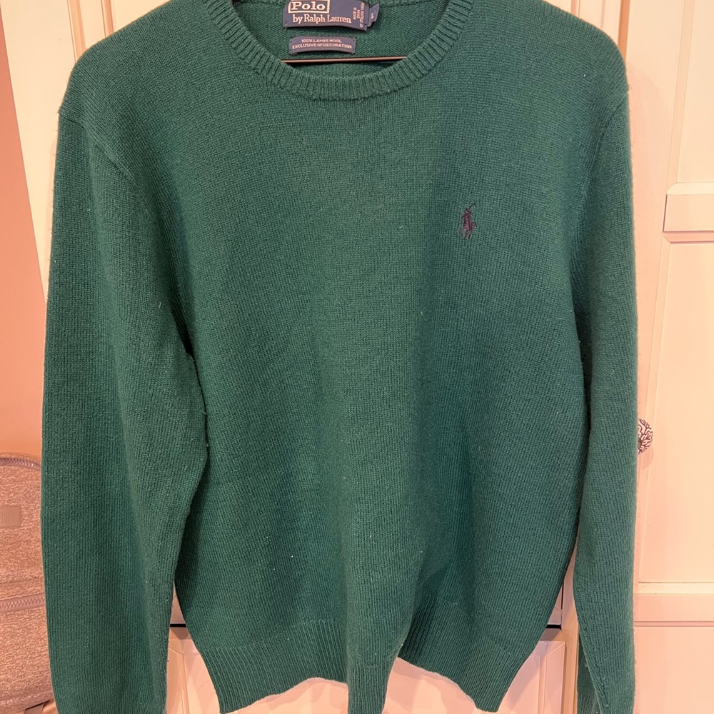 Ralph Lauren Classic Green Crewneck Sweater